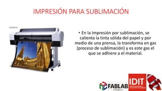 Impresion por sublimacion