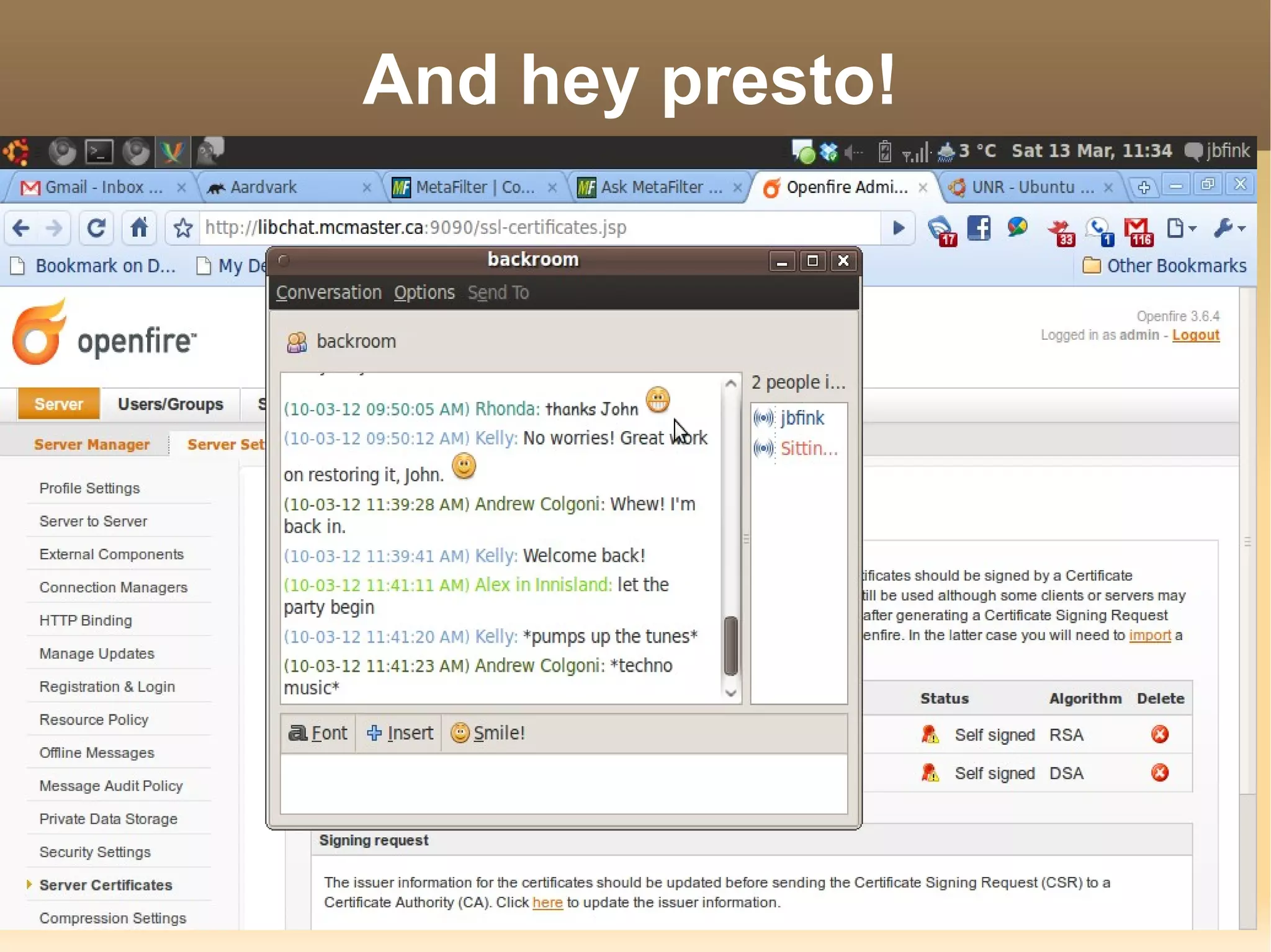 But back to reference Libraries are changing blah blah blah 