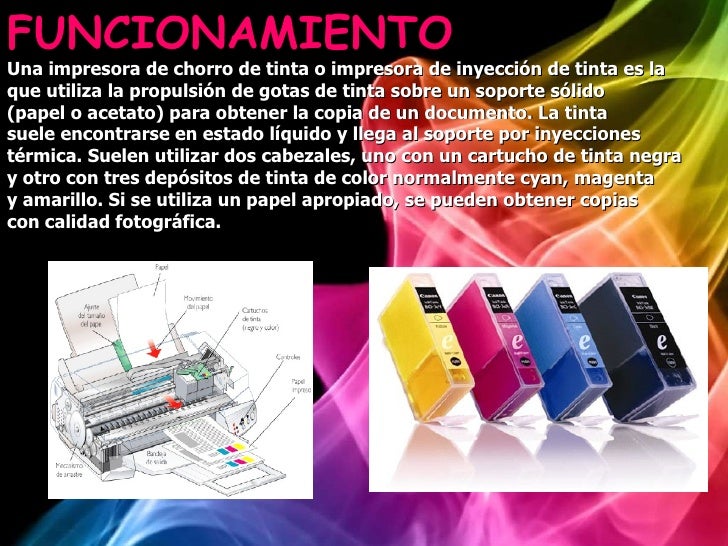 Impresora de inyeccion de tinta