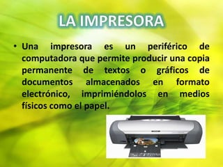 LA IMPRESORA