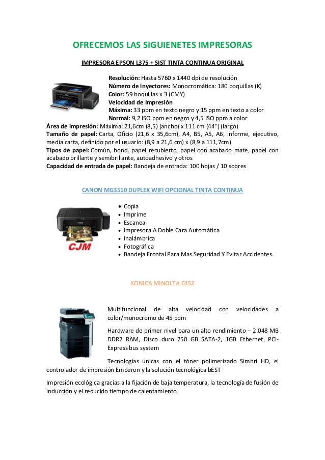 Impresora