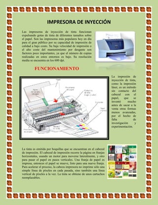 Impresora De InyeccióN