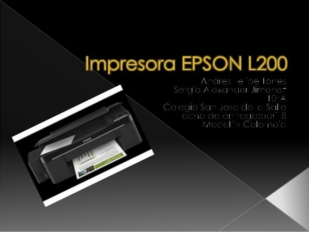 Impresora epson l200
