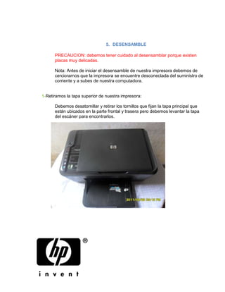 Impresora hp deskjet f4480