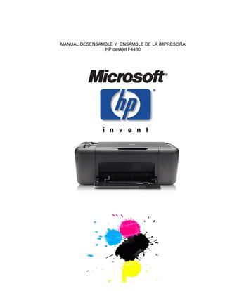 Impresora hp deskjet f4480