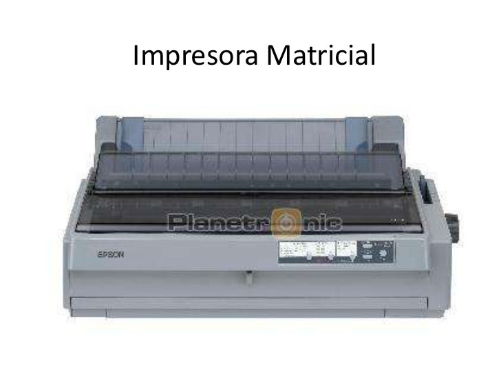 Resultado de imagen para impresora matriciales