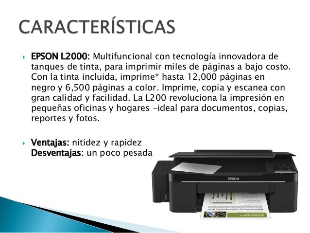 Impresora multifuncional