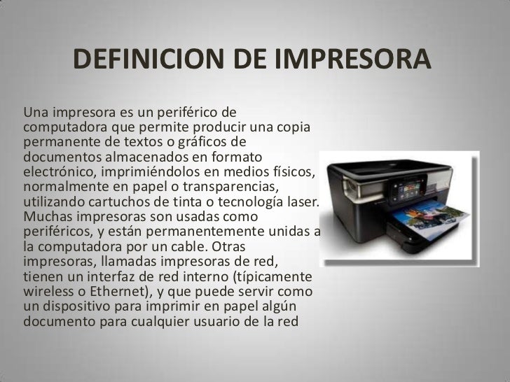 Impresoras