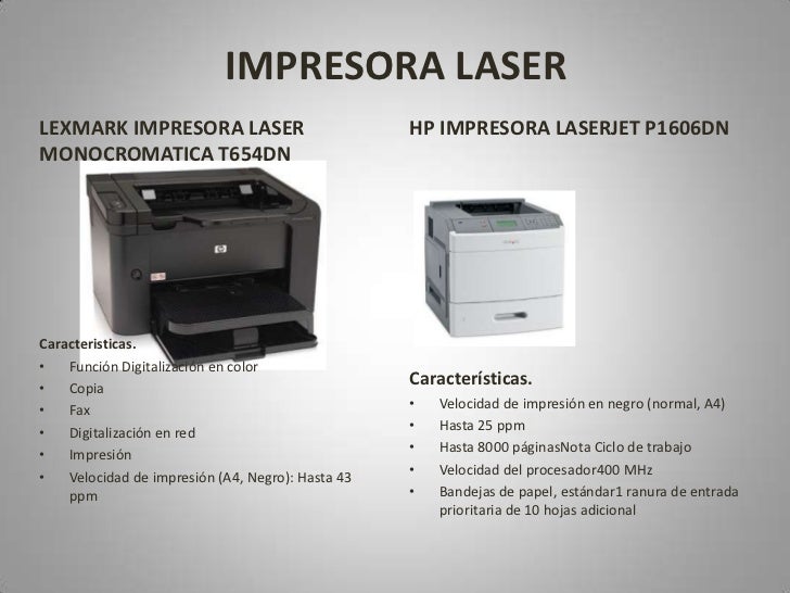 Impresoras