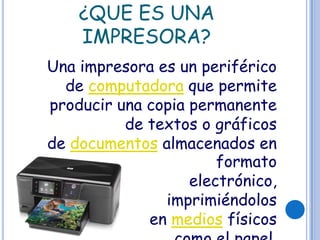 Impresoras