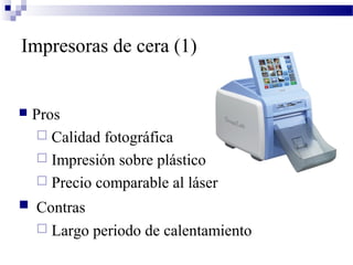 Impresoras.