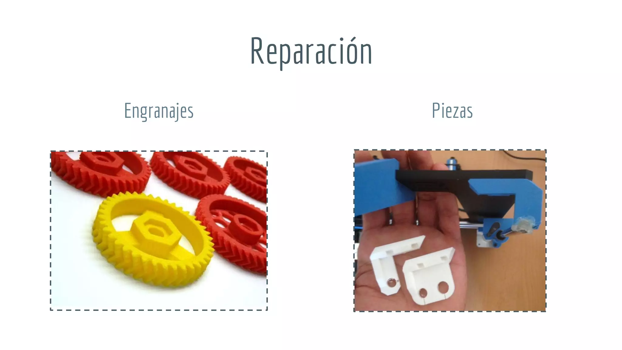 Reparación
Engranajes Piezas
 