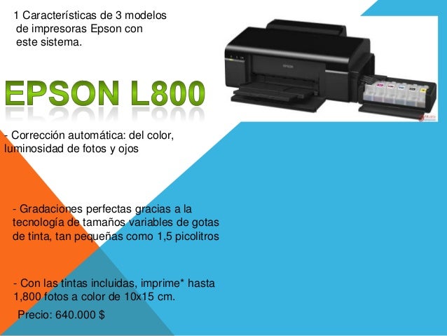 Impresoras epson