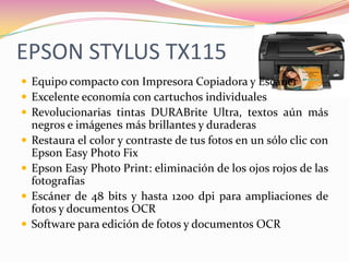 Impresoras epson