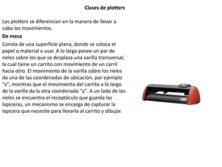 Impresoras y plotters