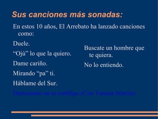 2004: Que salga el sol por donde quiera. 