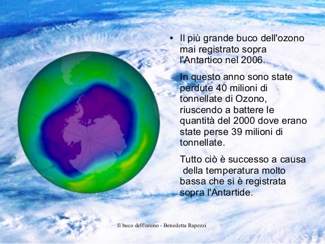 Cosa E Il Buco Dell Ozono Il buco dell'ozono
