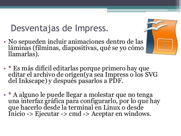 LibreOffice Impress