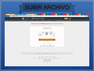 SUBIR ARCHIVO
 