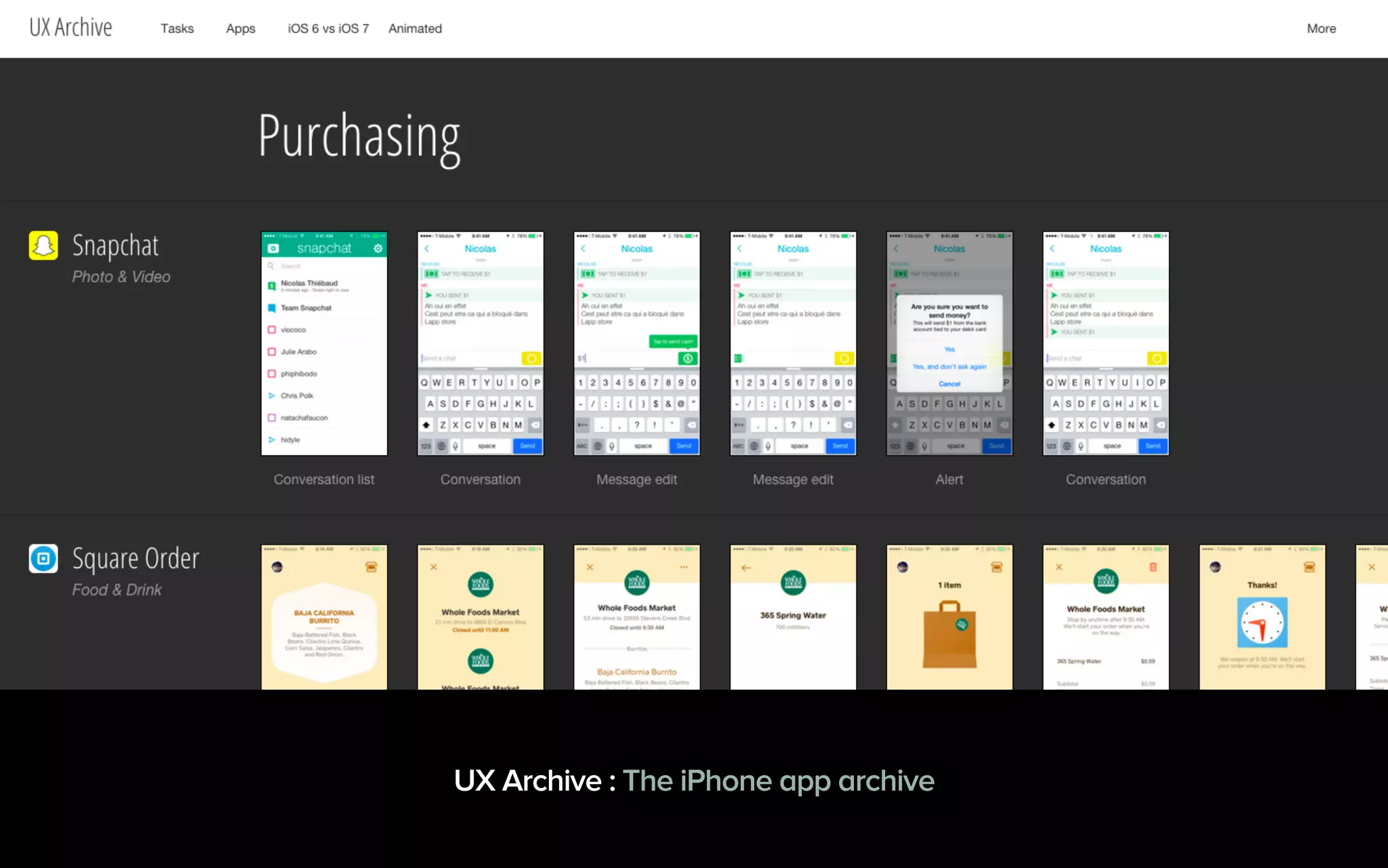 UX Archive : The iPhone app archive
 