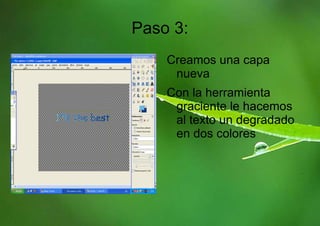 Paso 2: Abrir el menu de capas (Ctrl+L) 