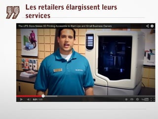 Les retailers élargissent leurs
services

 