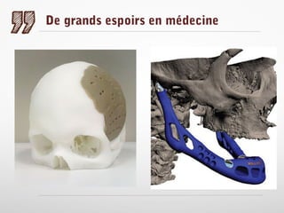 De grands espoirs en médecine

 