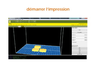démarrer l’impression 
 