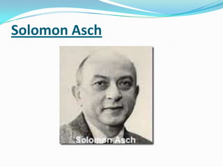 Solomon Asch
 