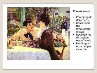 Claude MonetHis style of painting light through color