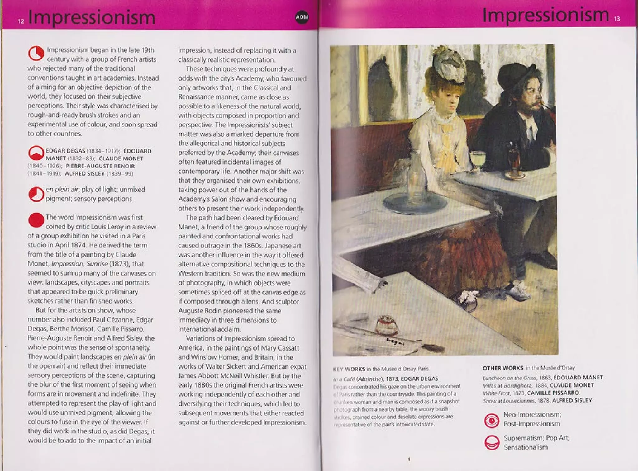 Impressionism Arthistoryassignment Pdf