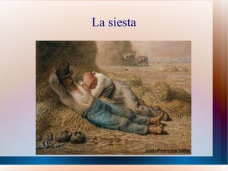 La siesta Jean-François Millet 