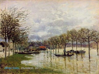 Alfred Sisley ,  Inundació , 1873 