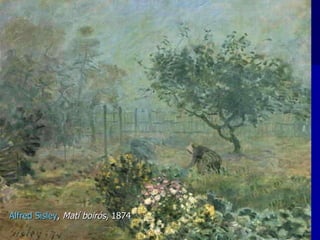 Alfred Sisley ,  Matí boirós , 1874 