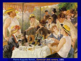 Pierre-Auguste  Renoir ,  Esmorzar dels remers , 1881 