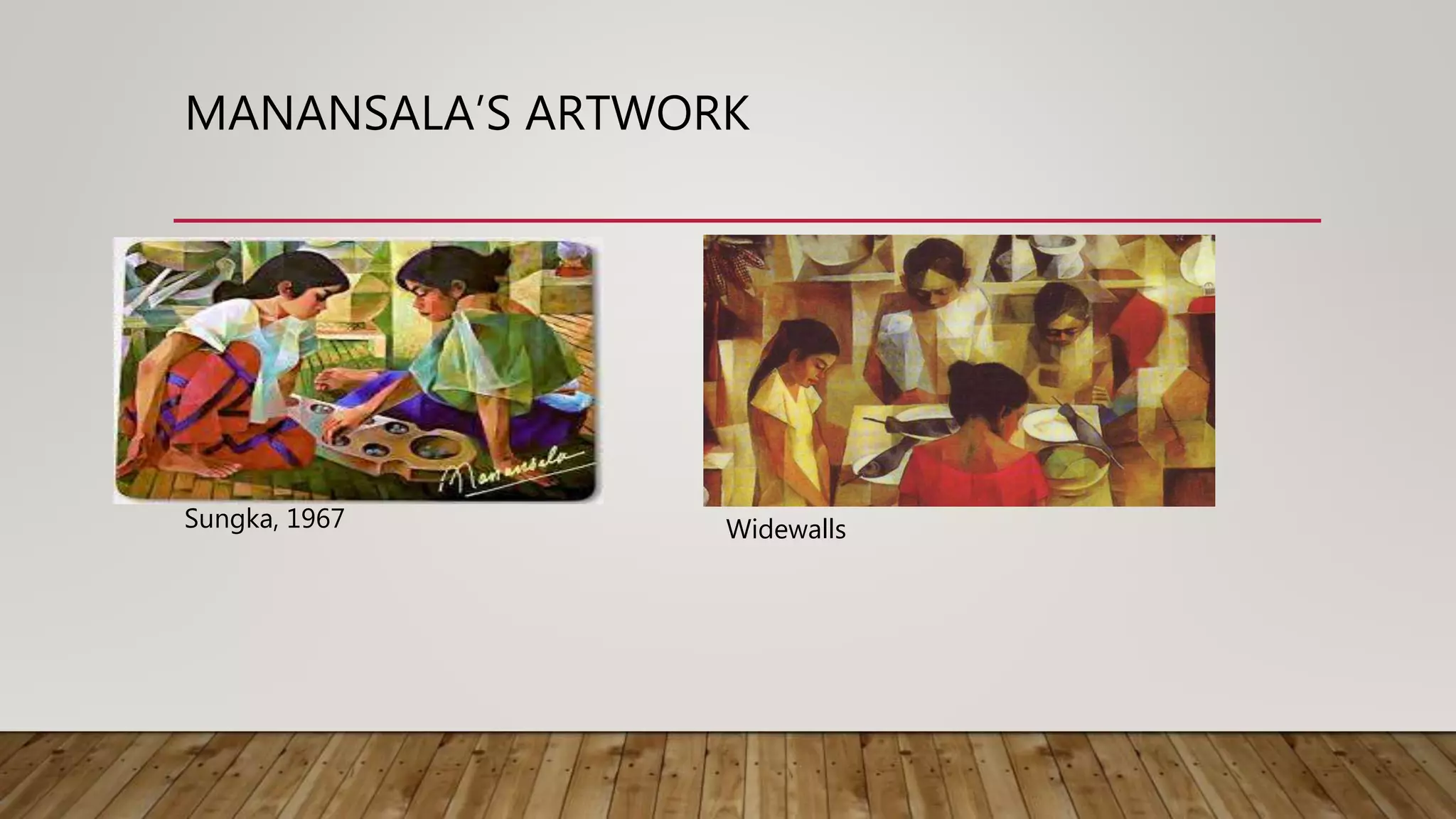 MANANSALA’S ARTWORK
Sungka, 1967 Widewalls
 