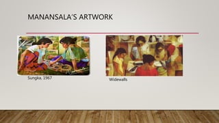 MANANSALA’S ARTWORK
Sungka, 1967 Widewalls
 