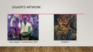 LEGASPI’S ARTWORK
Cesar Legaspi - Combancheros, 1954 Gadgets I
 