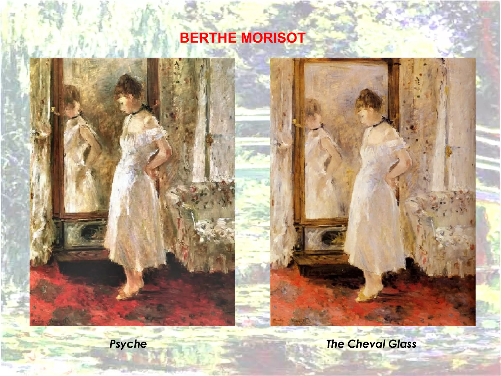 BERTHE MORISOT Psyche The Cheval Glass 