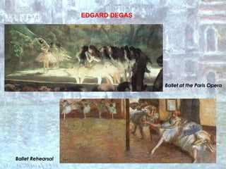 EDGARD DEGAS Ballet at the Paris Opera  Ballet Rehearsal   