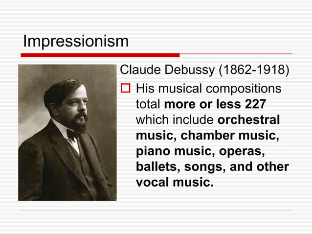 IMPRESSIONISM VS. EXPRESSIONISM MUSIC [Autosaved].ppt