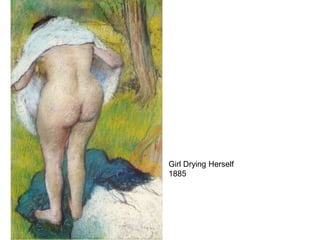 Edgar Degas1834-1917Master of drawing the Human Figure in MotionKnown for use of pastelsBallet Dancers and Horses