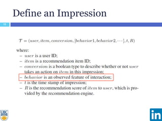 Define an Impression
11
 