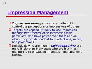 Impression management | PPT