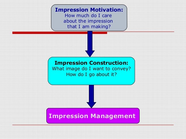 self impression management definition self impression management definition