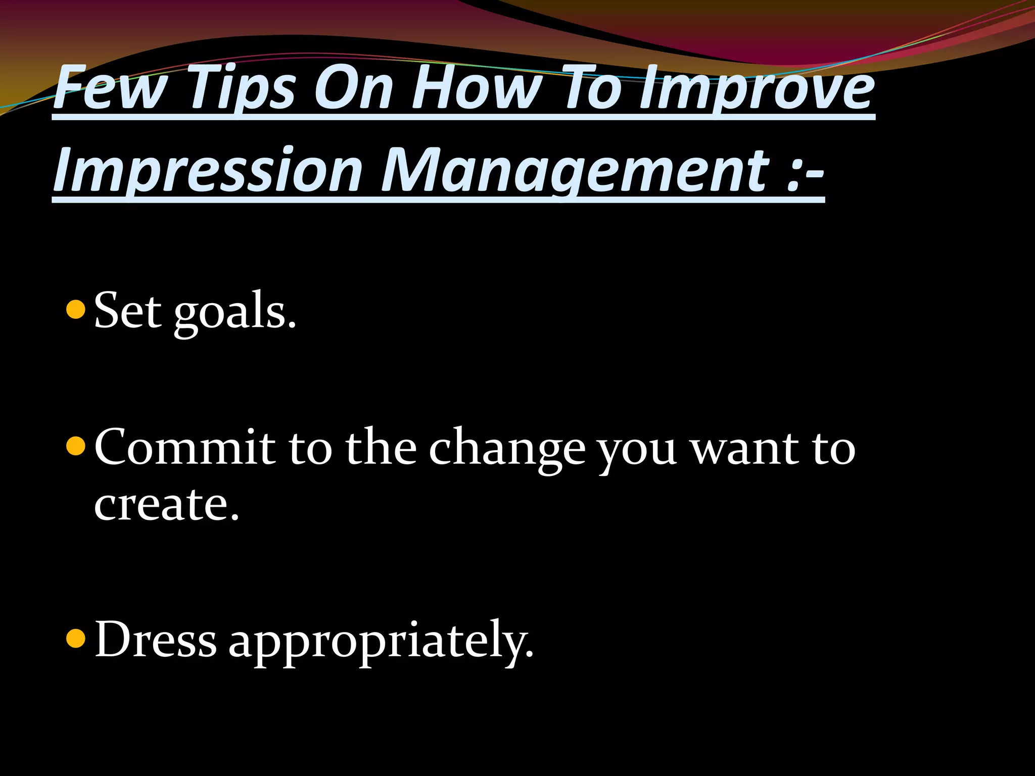 Impression Management