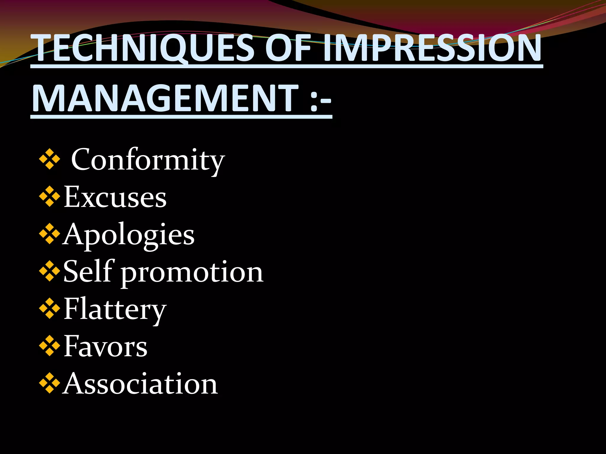 Impression Management