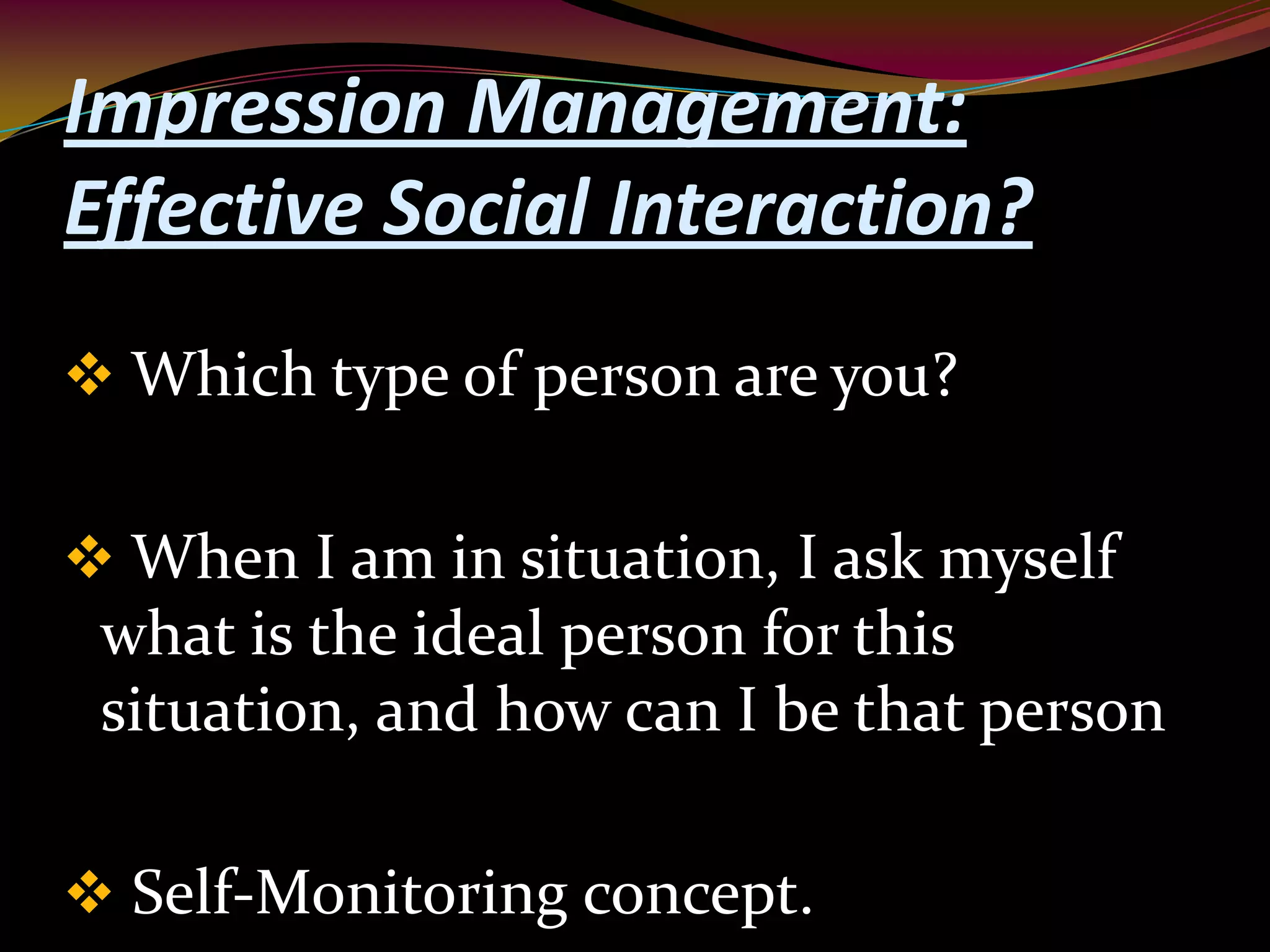 Impression Management