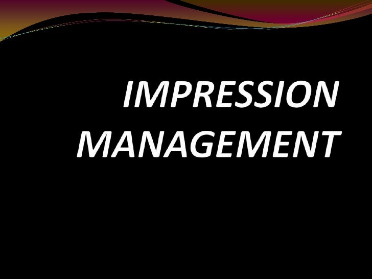 rationalization impression management definition