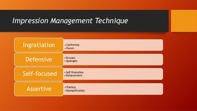 impression management techniques